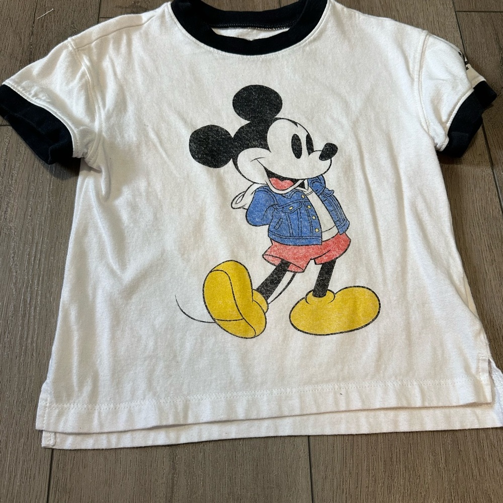 GAP Kids Mickey Mouse T-Shirt - White, Black, Yellow, Blue